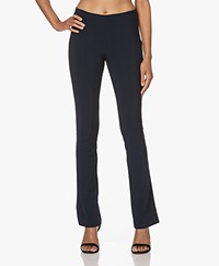 Woman by Earn Nora Slim-fit Travel Jersey Pants - Navy