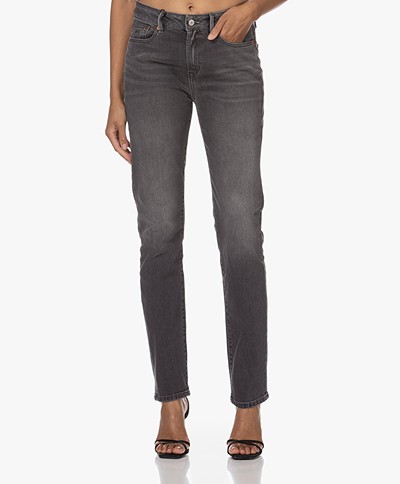 Denham Jolie Slim-fit Straight Jeans - Grijs
