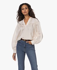 Rails Fable Lyocell Mix Crinkle Blouse - Lotus