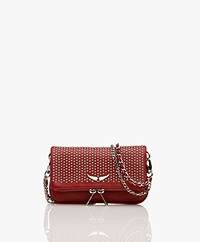 Zadig & Voltaire Rock Nano Leather Crossbody Bag with Studs - Power