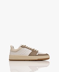 Closed Low-top Sneakers - White/Taupe/Beige