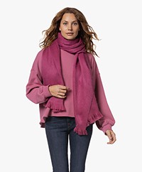 Alpaca Loca Handgemaakte Uni Sjaal in Alpaca - Grape Purple