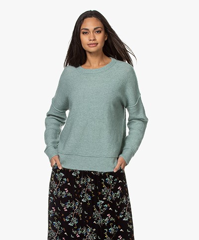 By Malene Birger Biagio Mohair Blend Sweater - Lily Pad