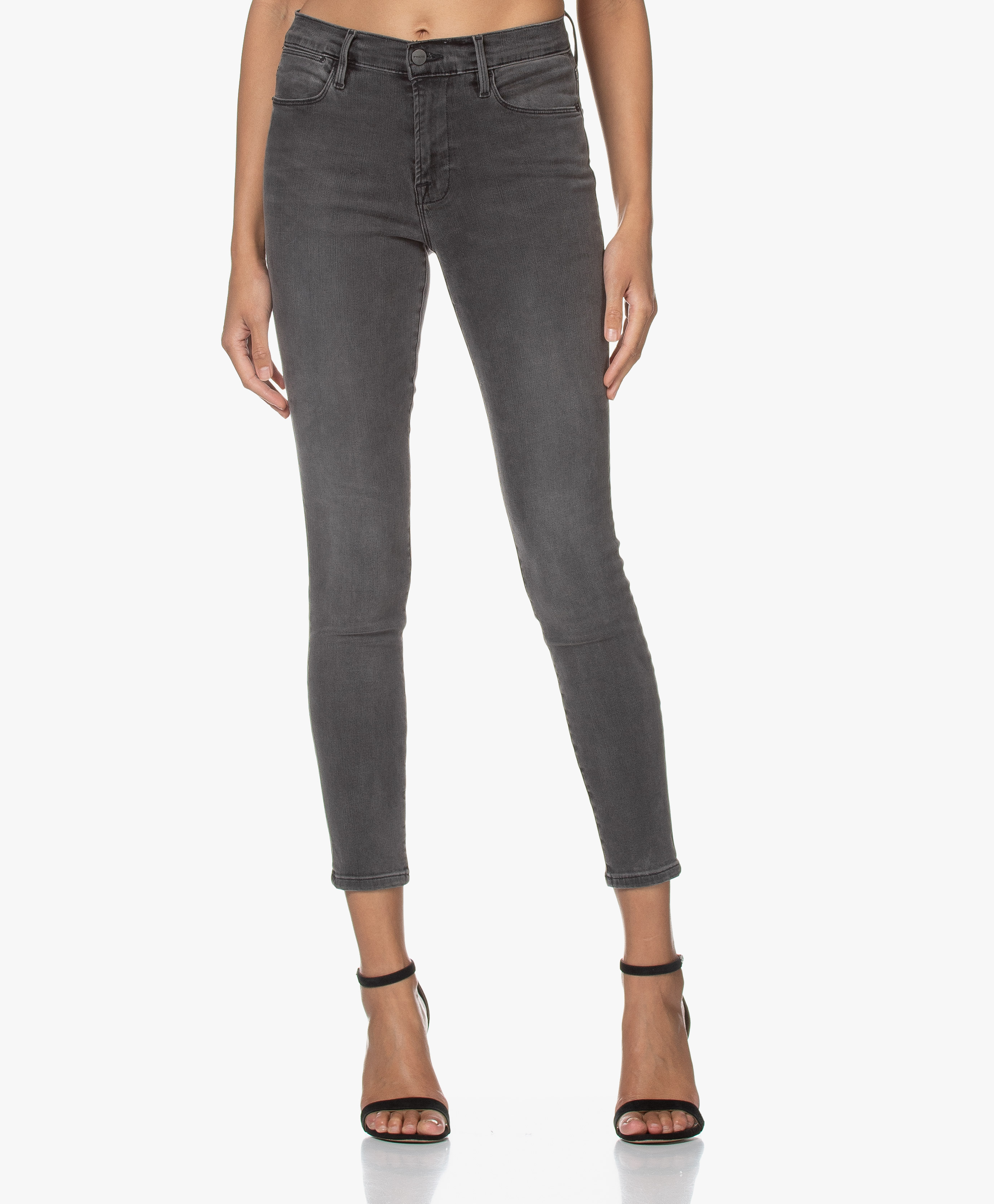 frame grey skinny jeans