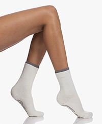 FALKE Cuddle Pads X-Mas Socks - Off-white