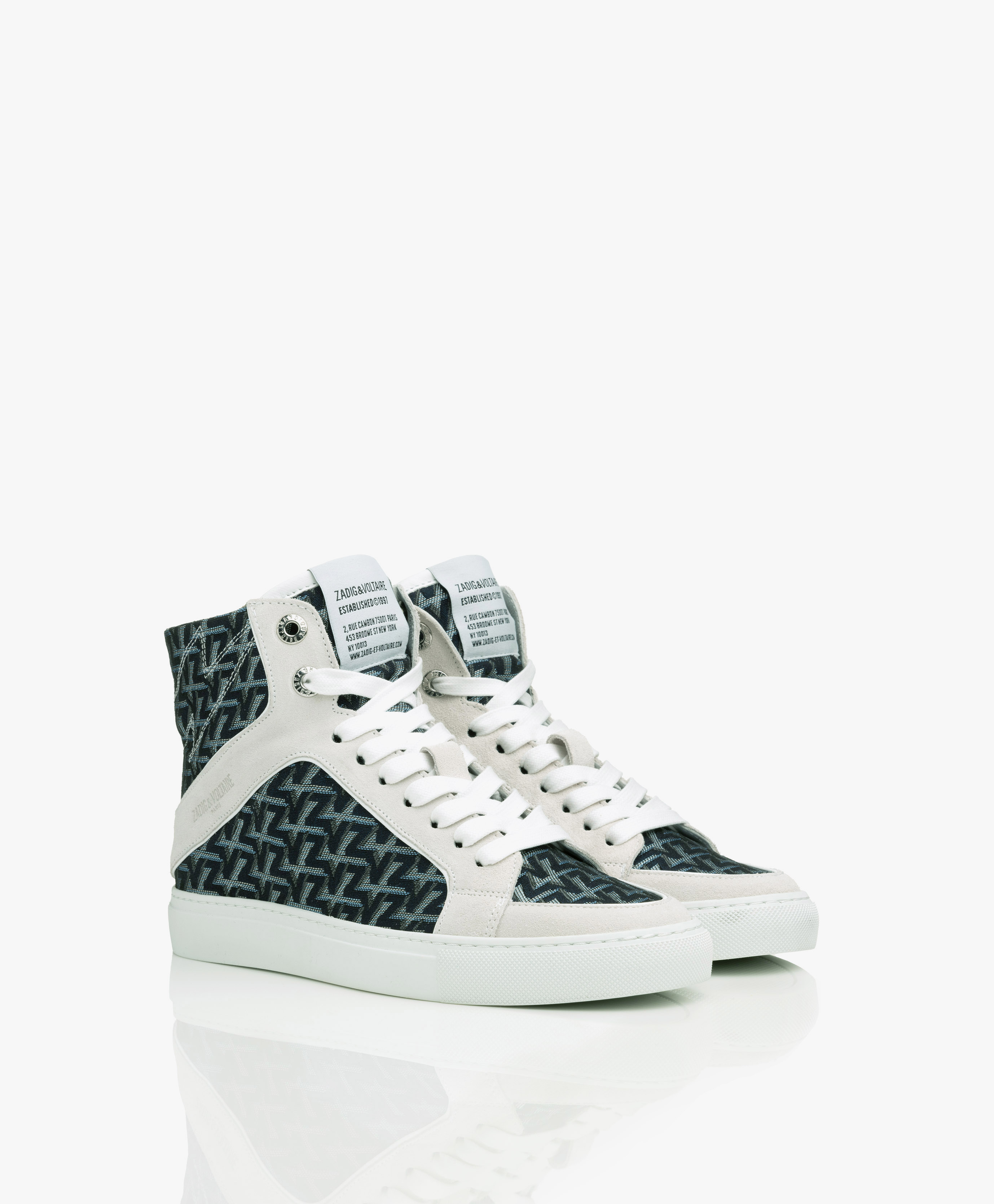 high flash sneakers zadig