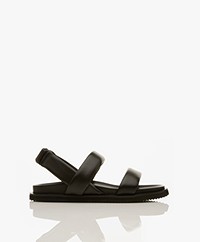 Alias Mae Paddy Padded Leather Sandals - Black