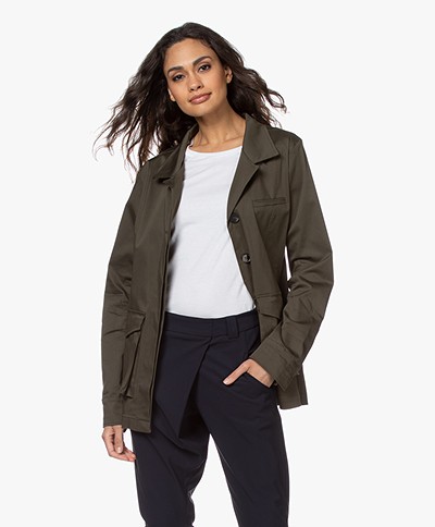 Woman by Earn Sally Utillity Jacket - Army