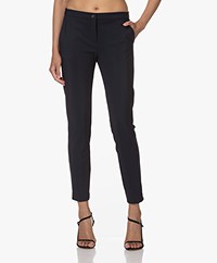 Woman by Earn Sue Travel Jersey Stretch Pants - Navy