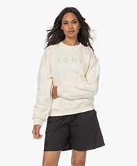 Róhe Ross Logo Sweatshirt - Off-white