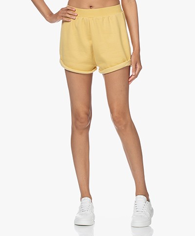 Ragdoll LA Katoenmix Sweat Shorts - Faded Yellow