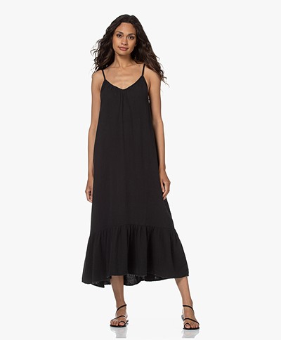 Rails Jennica Cotton Muslin Midi Dress - Black