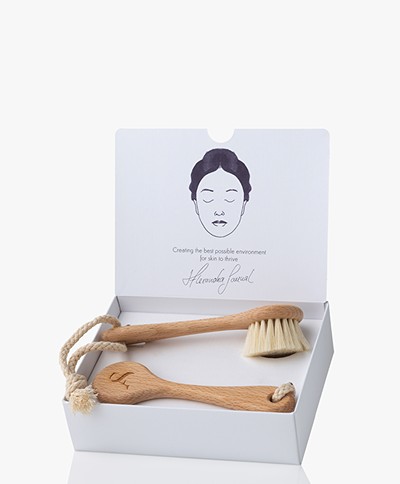 Soveral Exfoliating Facial Brushes - Olive Wood