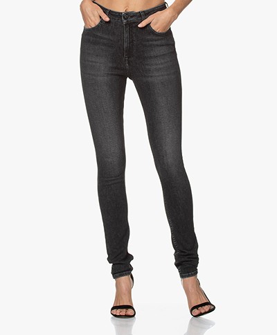 by-bar Organic Cotton Stretch Skinny Jeans - Dark Grey