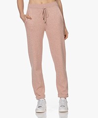 Repeat Cotton and Viscose Knitted Pants - Rose