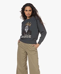 Daydreamer Biggie Gold Crown Raglan Sweatshirt - Vintage Black