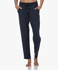 HANRO Sleep & Lounge Jersey Pants - Deep Navy