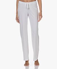HANRO Natural Wear Organic Cotton Lounge Pants - White