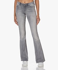 Denham Farrah Super Flare Fit Jeans - Grey