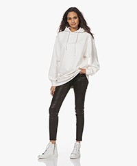 Drykorn Kelenia Lange Capuchon Sweater - Off-white
