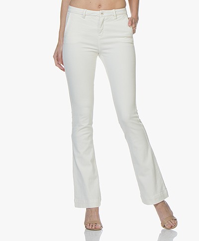 BY-BAR Leila Flared Jeans - Off-white