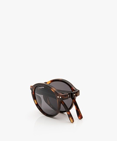 IZIPIZI SUN #F Sunglasses - Tortoise/Grey Lenses