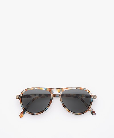 IZIPIZI SUN #I Sunglasses - Blue Tortoise/Grey Glasses