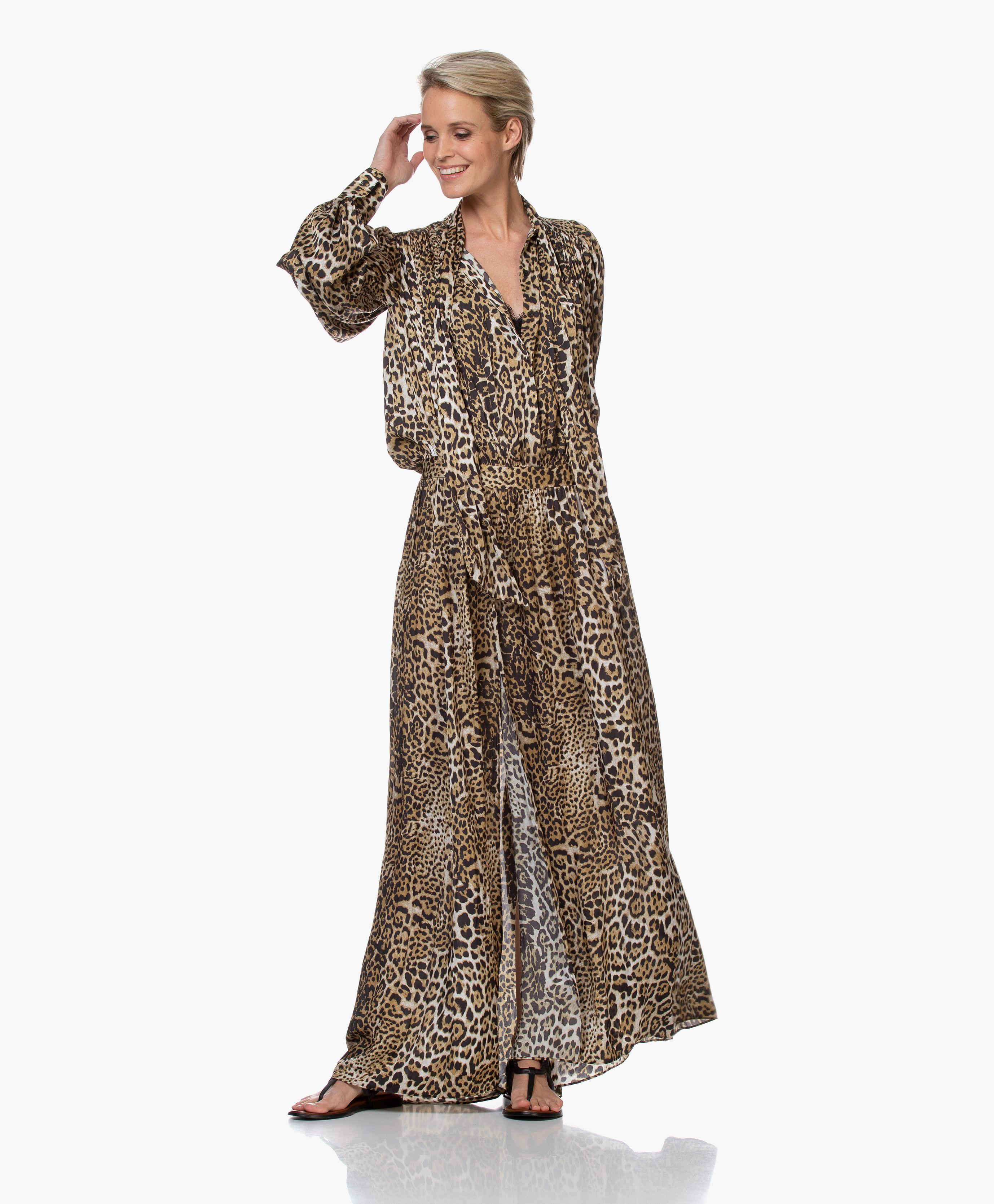 zadig and voltaire leopard dress