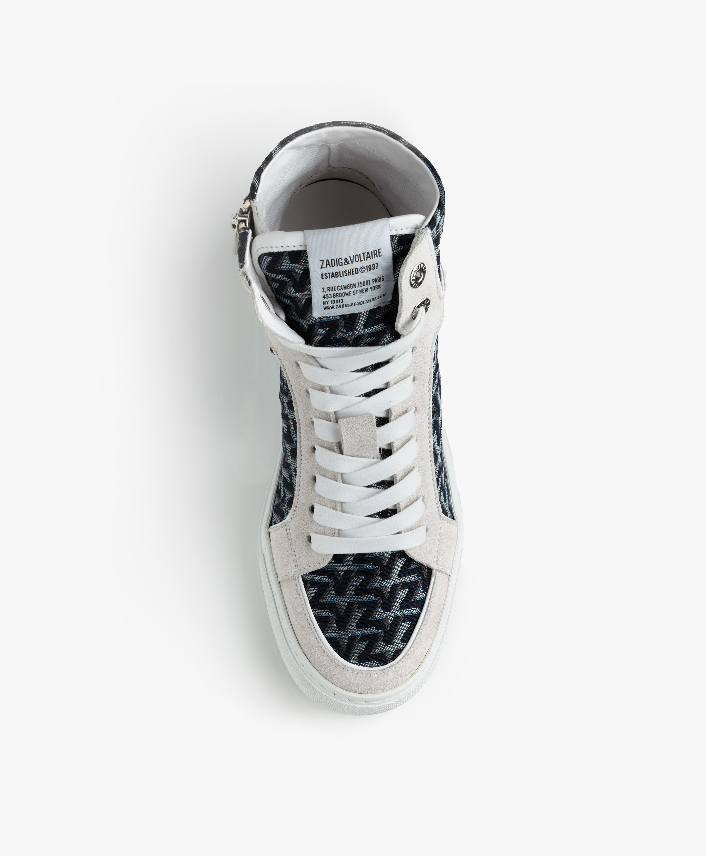 high flash sneakers zadig