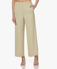 By Malene Birger Lucassino Pull-on Twill Pants - Pale Olive Green