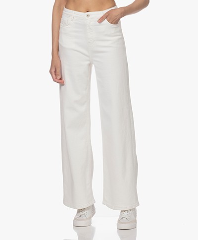 by-bar Lina Wijde Pijpen Jeans - Off-White 