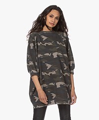 Ragdoll LA Super Oversized Print Sweatshirt - Camo Army