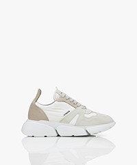 Copenhagen Studios Mixed Leather Sneakers - White/Natural