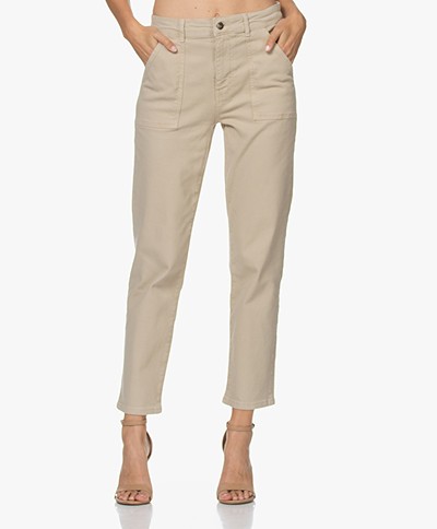 by-bar Smiley Cotton Twill Pants - Sand