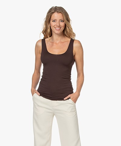 Majestic Filatures Abby Superwashed Tanktop - Coffee