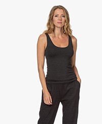Majestic Filatures Abby Superwashed Tanktop - Antraciet Mêlee