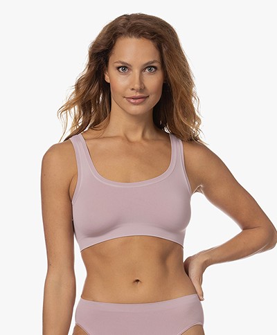 HANRO Touch Feeling Bra Top - Crepe Pink