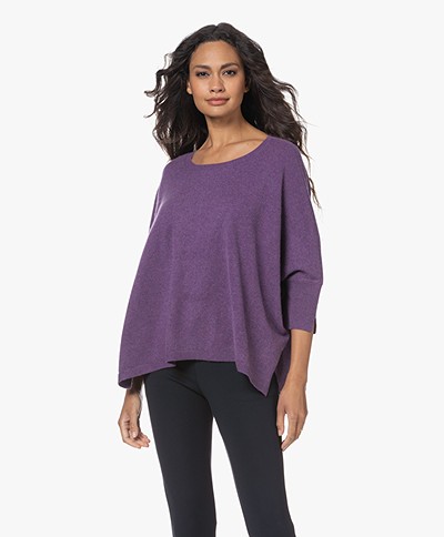 Repeat Loose-fit Cashmere Sweater - Amethyst