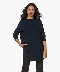 Woman by Earn Elin Modalmix Trui - Navy