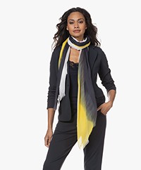 KYRA Violette Modal Dip-dye Sjaal - Yellow Curry