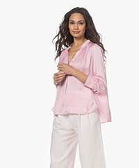 Zadig & Voltaire Tink Japanese Satin Blouse - Dragee