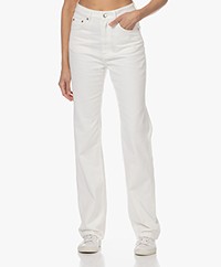 Filippa K Devon Organic Cotton Straight Jeans - Ivory