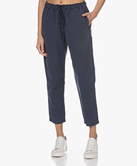 XÍRENA Rex Loose-fit Pull-on Twill Broek - Oxford
