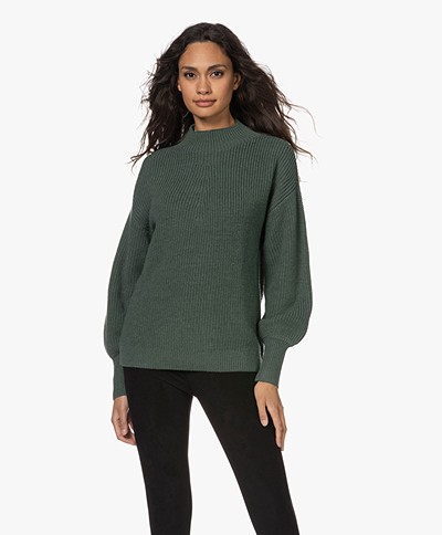 Repeat Merino Woolen Sweater - Leaf