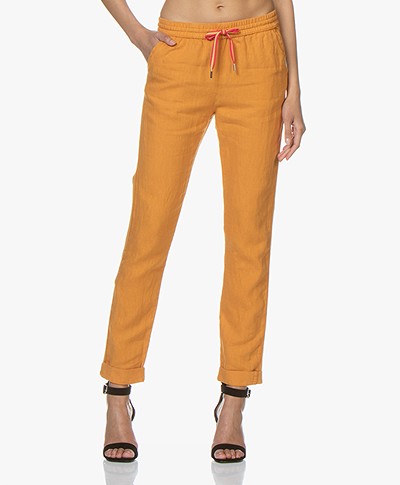 Josephine & Co Cairo Linen Pants - Golden Yellow