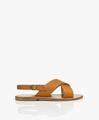 K. Jacques St. Tropez Osorno Leather Sandals - Naturel