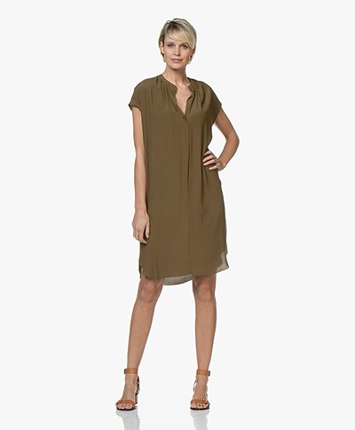 BY-BAR Victoria Crepe Dress - Earth