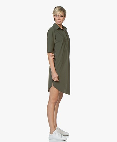 Josephine & Co Roos Travel Jersey Dress - Army