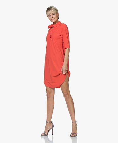 Josephine & Co Roos Travel Jersey Dress - Red