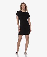 Majestic Filatures Soft Touch French Terry Dress - Noir